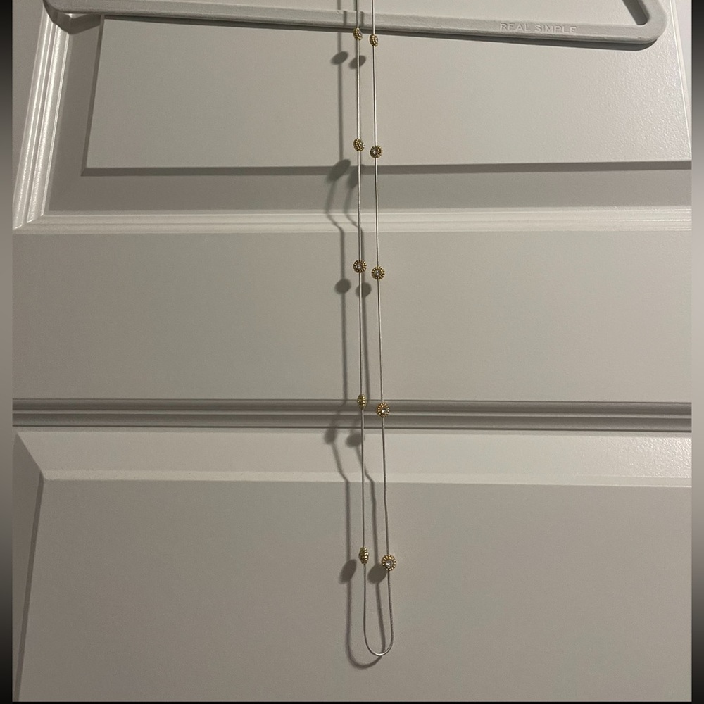 Brighton Twinkle Long Necklaces in silver and gold (2 necklaces)